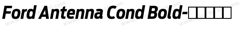 Ford Antenna Cond Bold字体转换